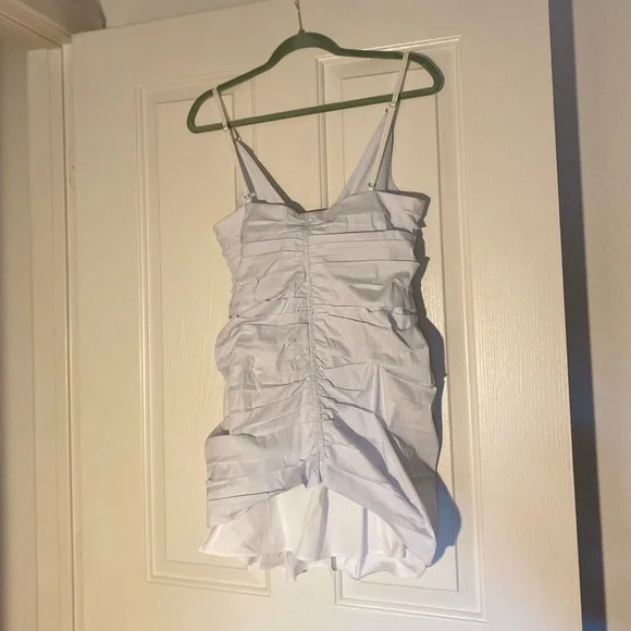 NWT ALEXANDER WANG Ruched Front Zipper Cami Dress 10 $650
